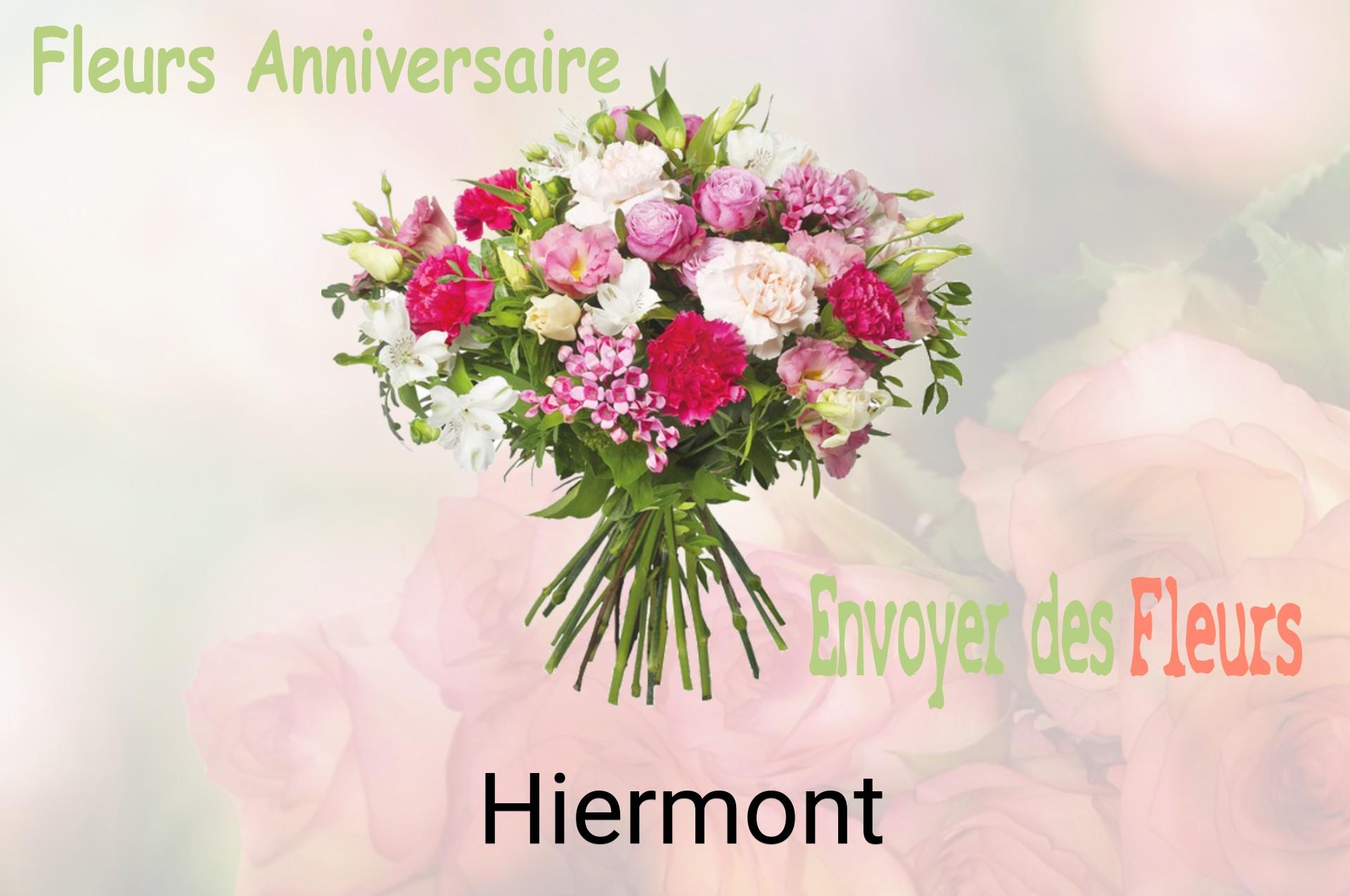 Bouquet de fleurs d’anniversaire livré à Hiermont